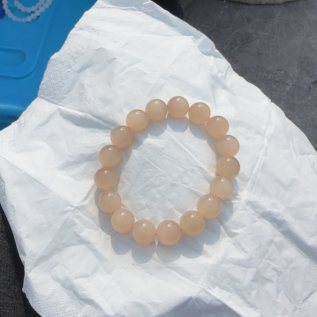 和田玉手串未镶嵌浩*美