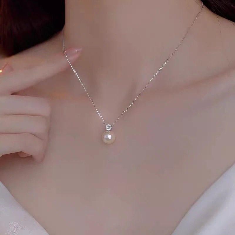 铁合金仿珍珠耳饰 娜娜家扣号直播间气质经典原创设计欧美风白色