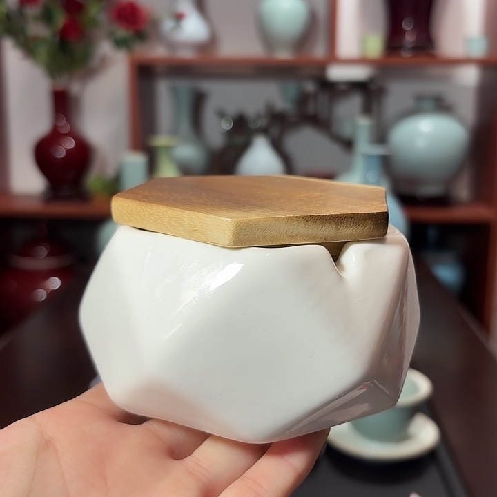 陶瓷景德镇高温陶瓷烟灰缸
