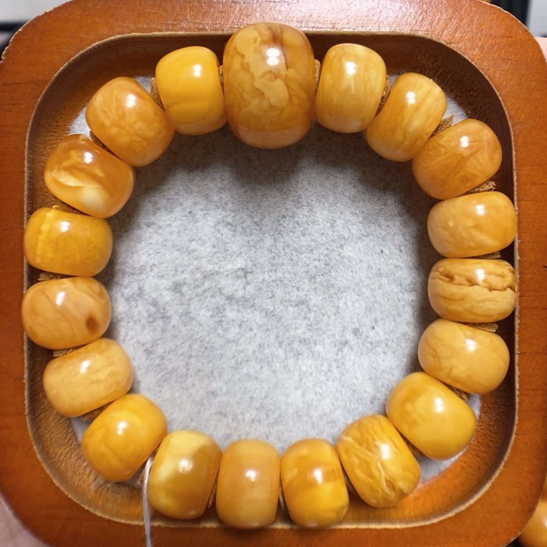 蜜蜡手串未镶嵌蜜蜡手串