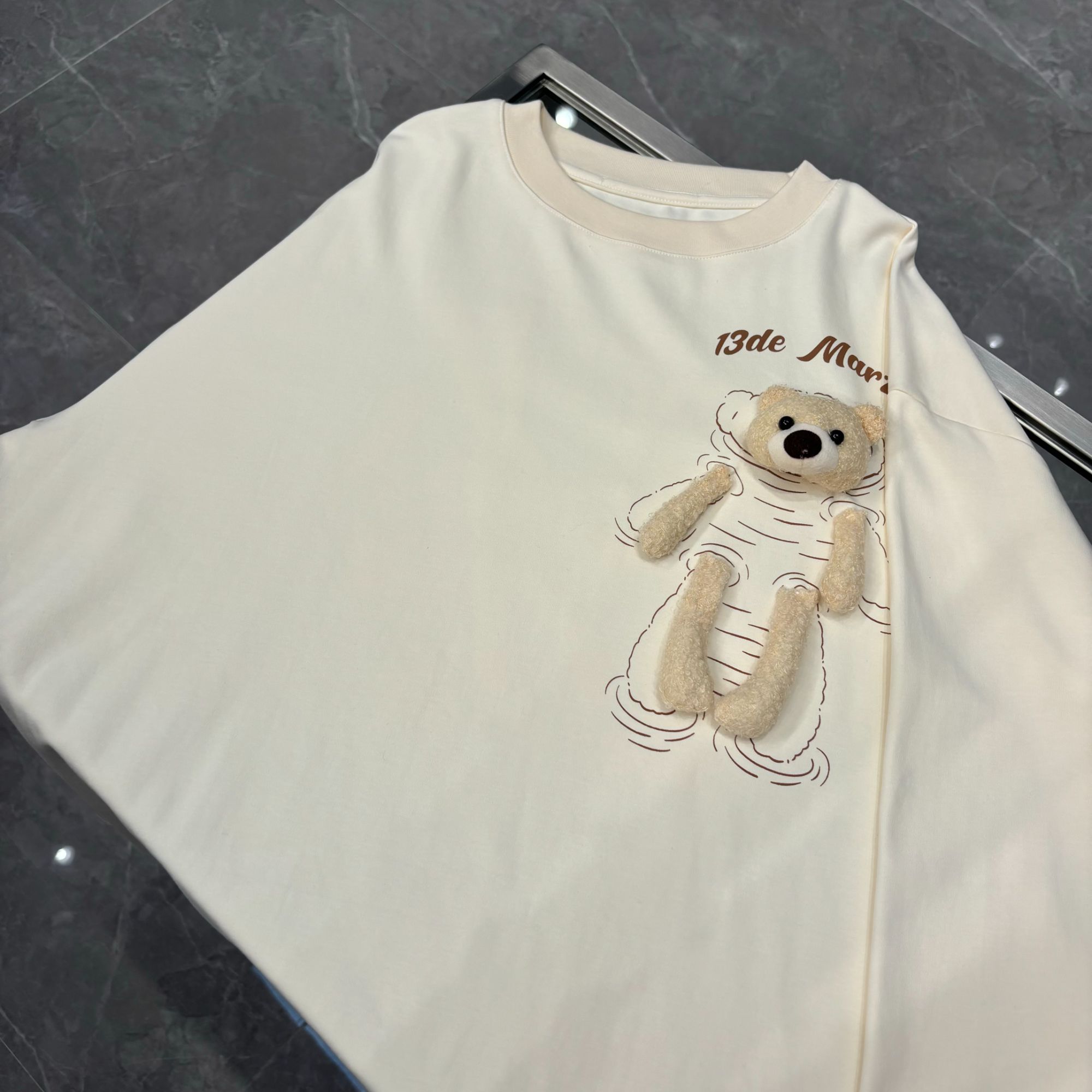 【YU·PP】（017）小众秀场童趣简约玩偶秋冬中长款套头长袖（P0007）