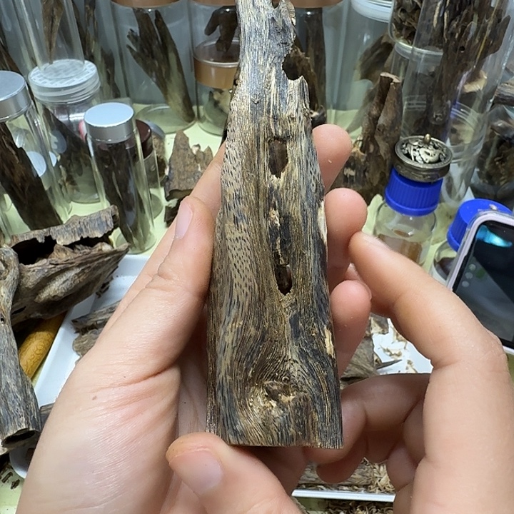 香料奇楠透顶绿虫漏37克