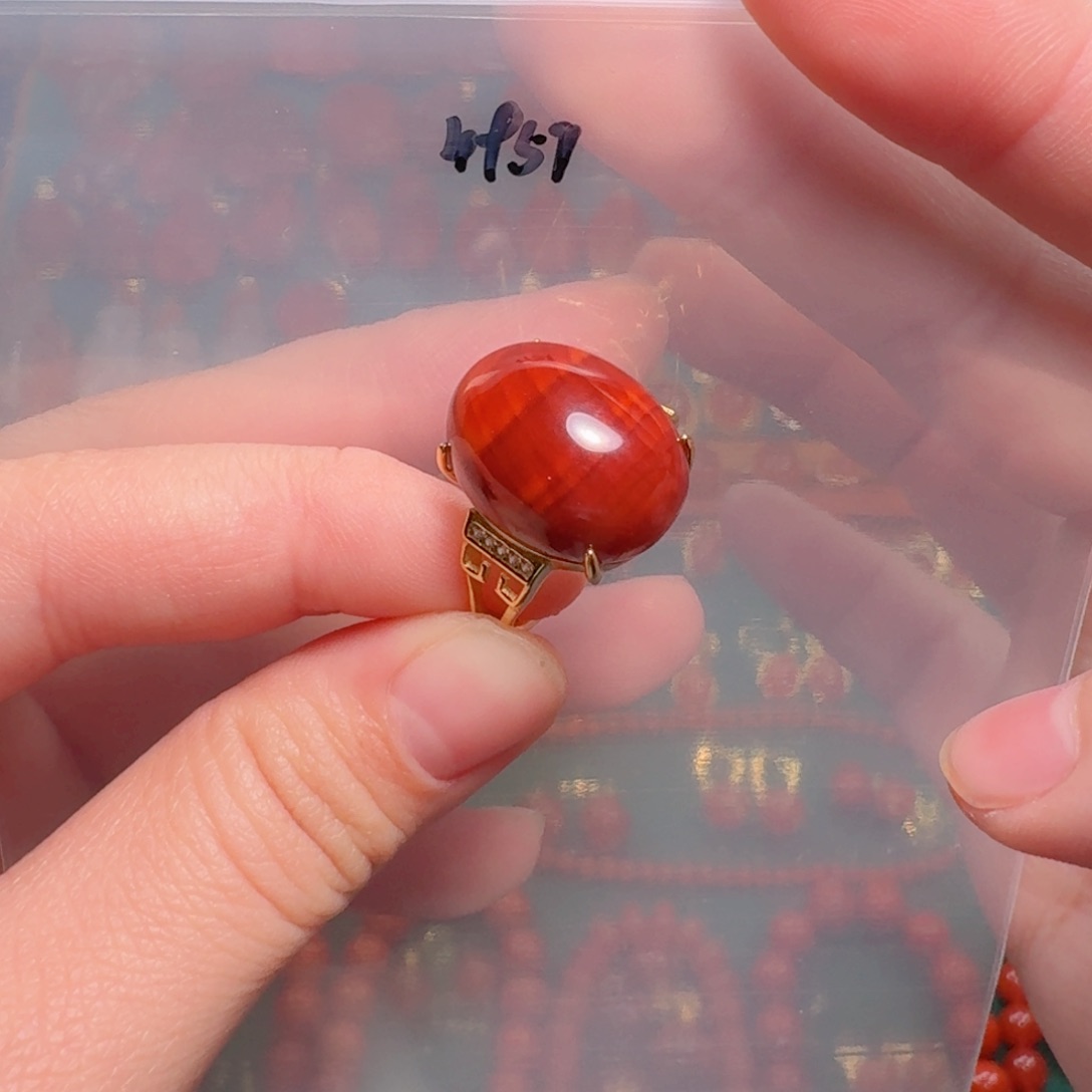 南红玛瑙南红银S925镶嵌