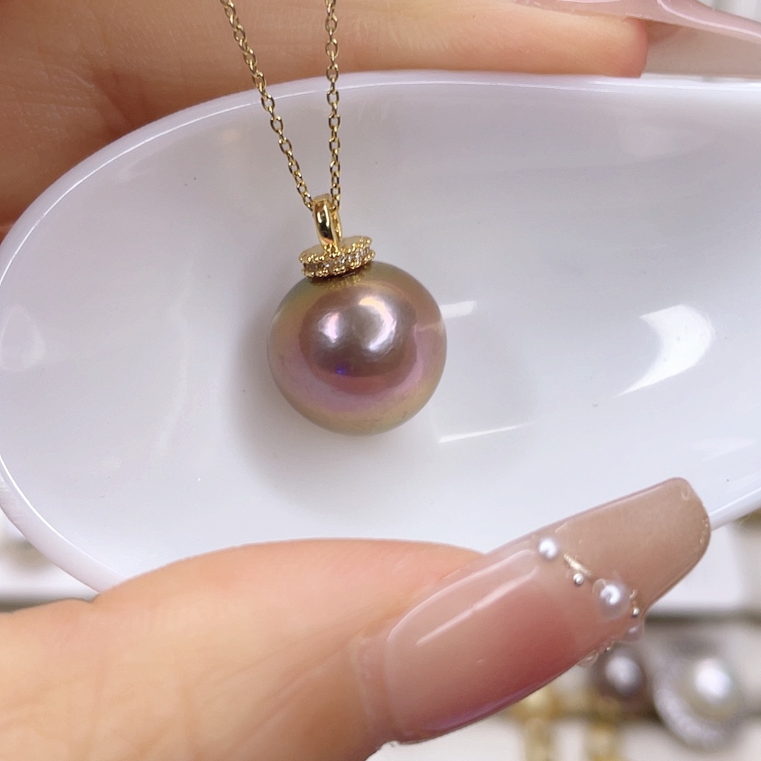 淡水珍珠未镶嵌吊坠(赠链)