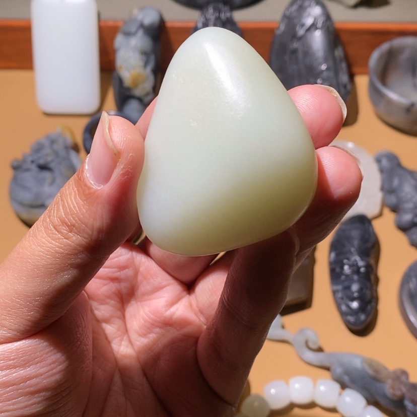 【闪购商品】和田玉挂件未镶嵌我***兴