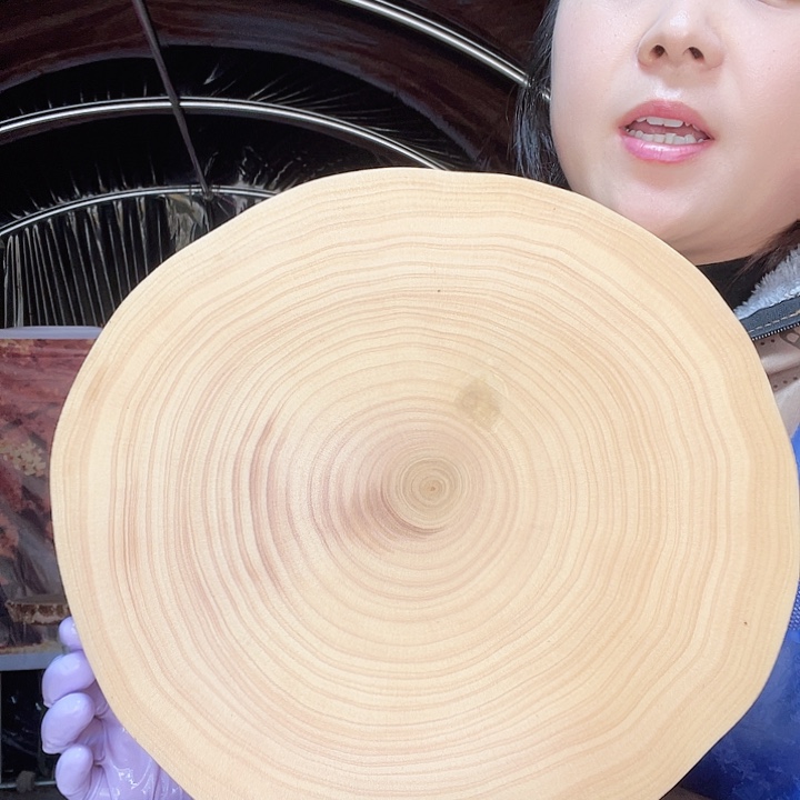 木银杏木菜板整木整切