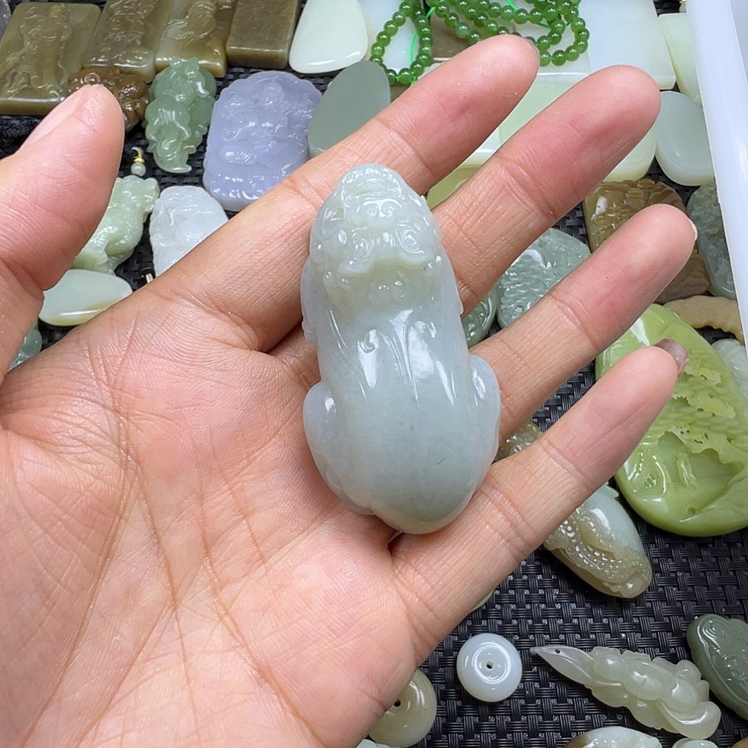 和田玉未镶嵌吊坠(不含链)