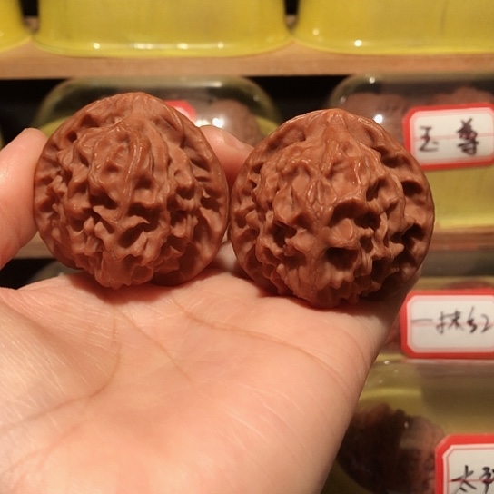 用****2文玩核桃把件龙鳞