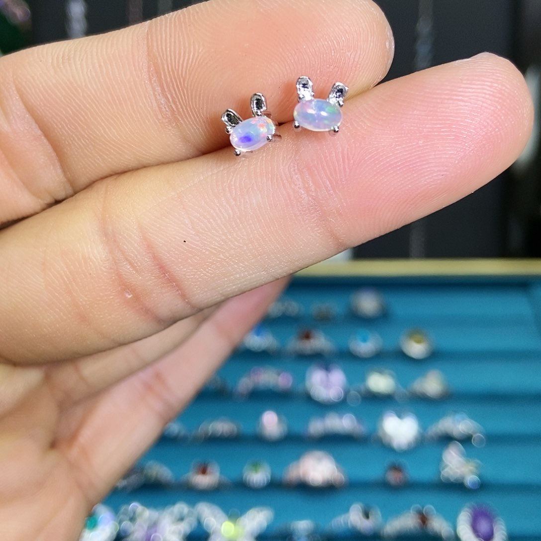 【闪购商品】紫晶珠宝半成品银S925镶嵌