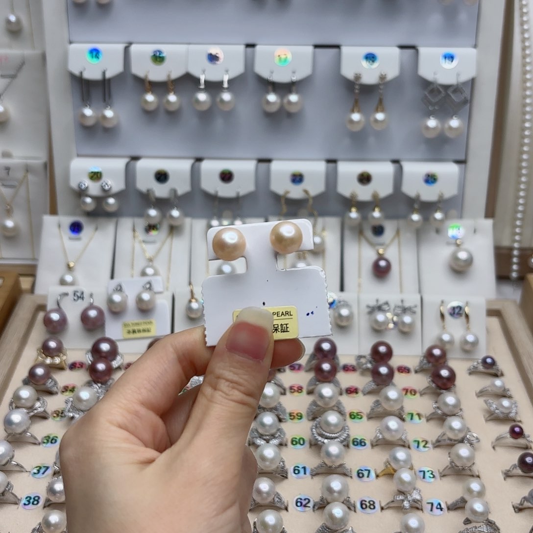 淡水珍珠颈饰银S925镶嵌