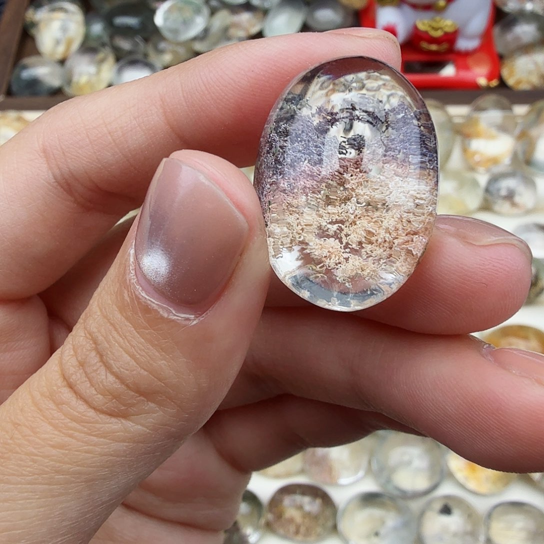 瑚***莉未镶嵌珠宝半成品水晶