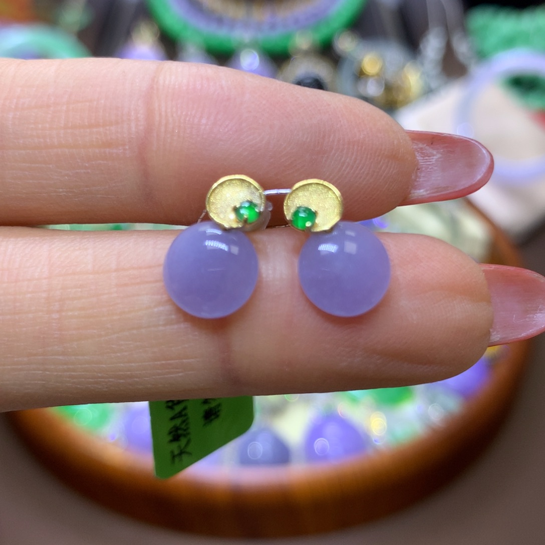 【闪购商品】翡翠18K金镶嵌颈饰翡翠