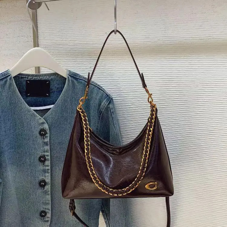 防盗可折叠单根方形斜挎包网红腋下包复古ins风休闲单肩斜跨包女