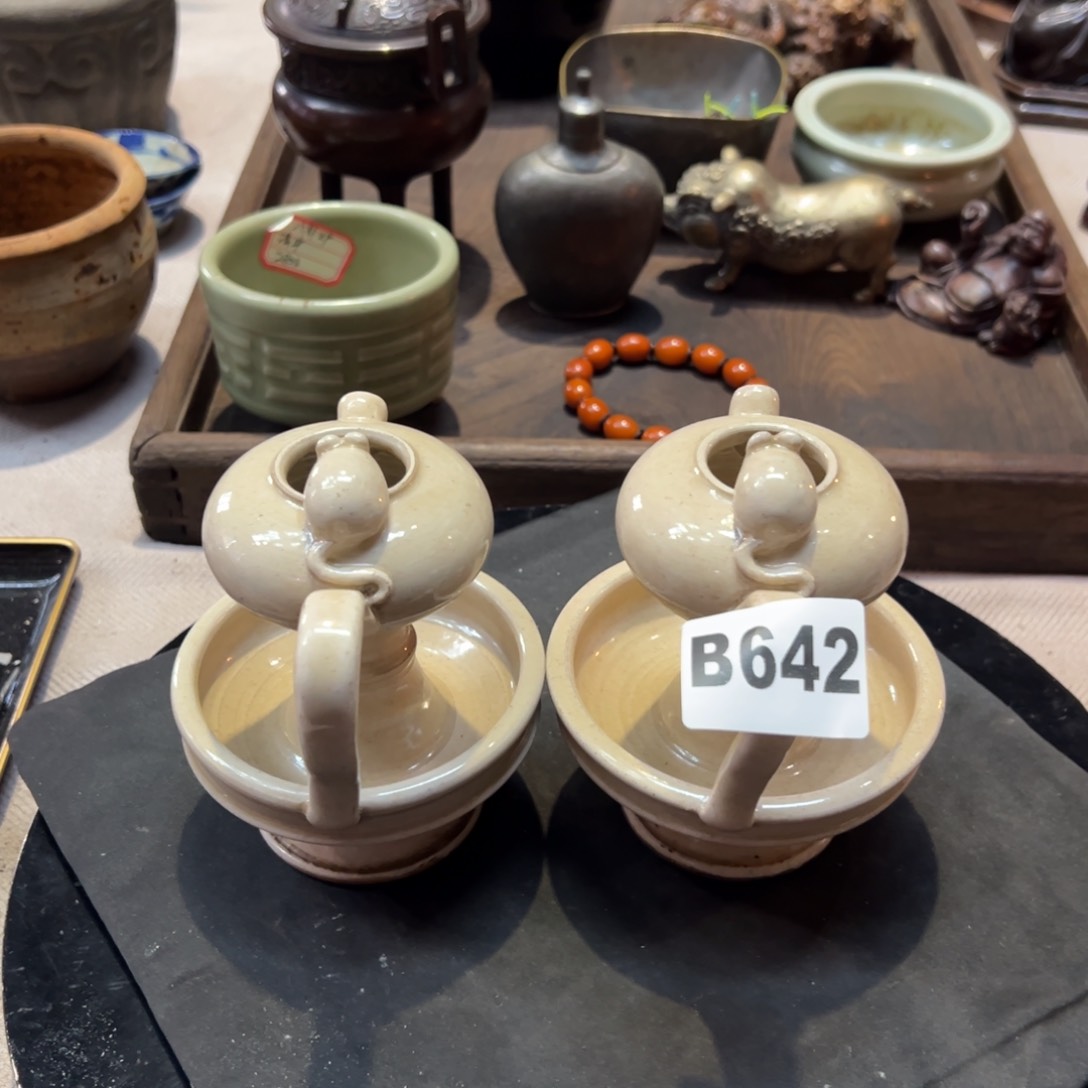 罐斑*西北油灯两个编号642