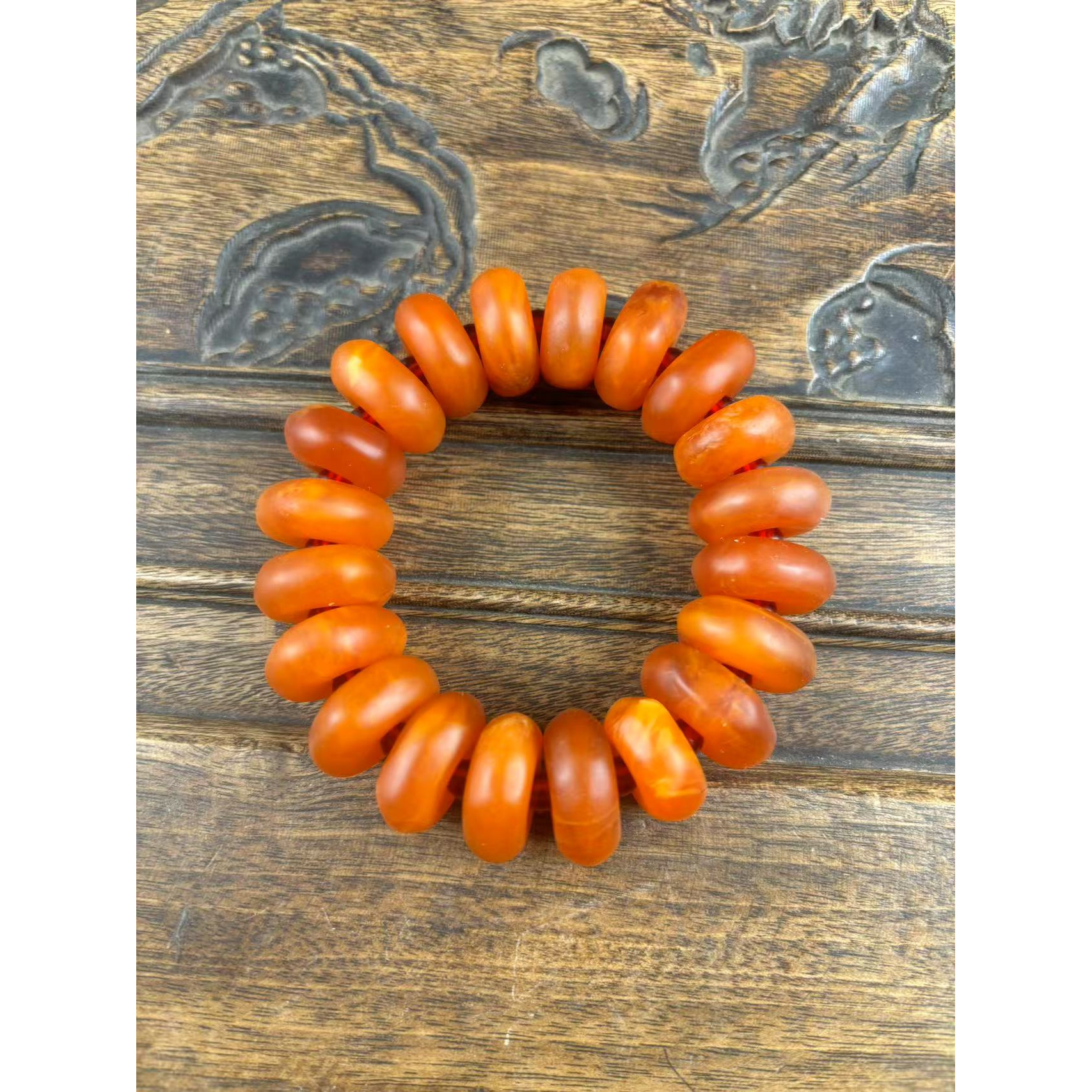 蜜蜡老蜡山里红一个{小七甄选}