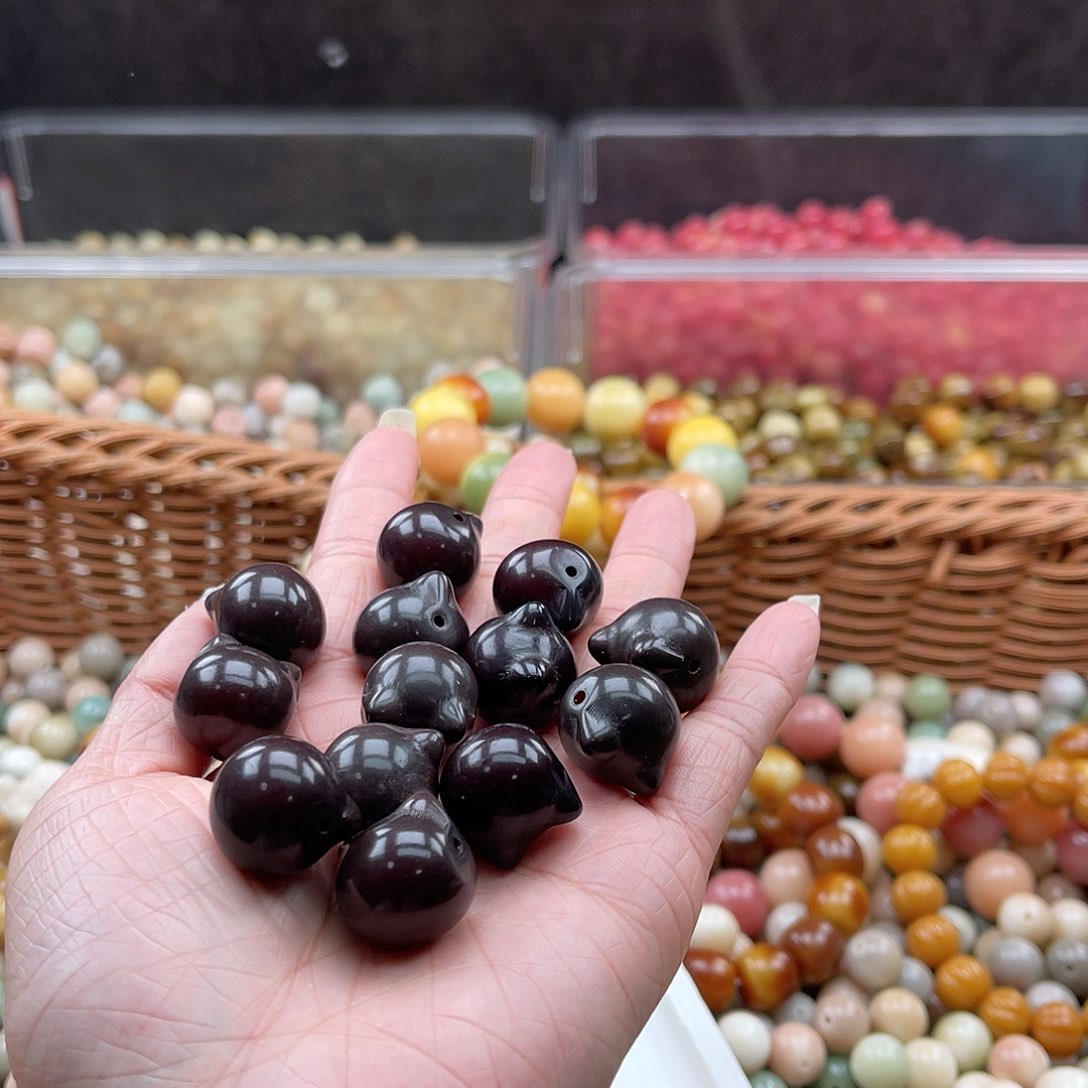 白玉菩提吊坠C/16mm/14颗