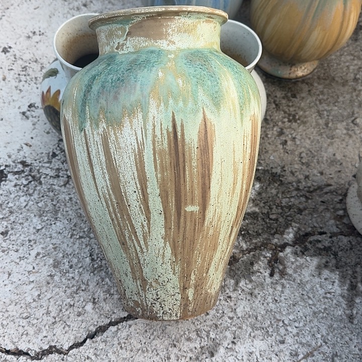 微瑕景德镇手工花瓶清