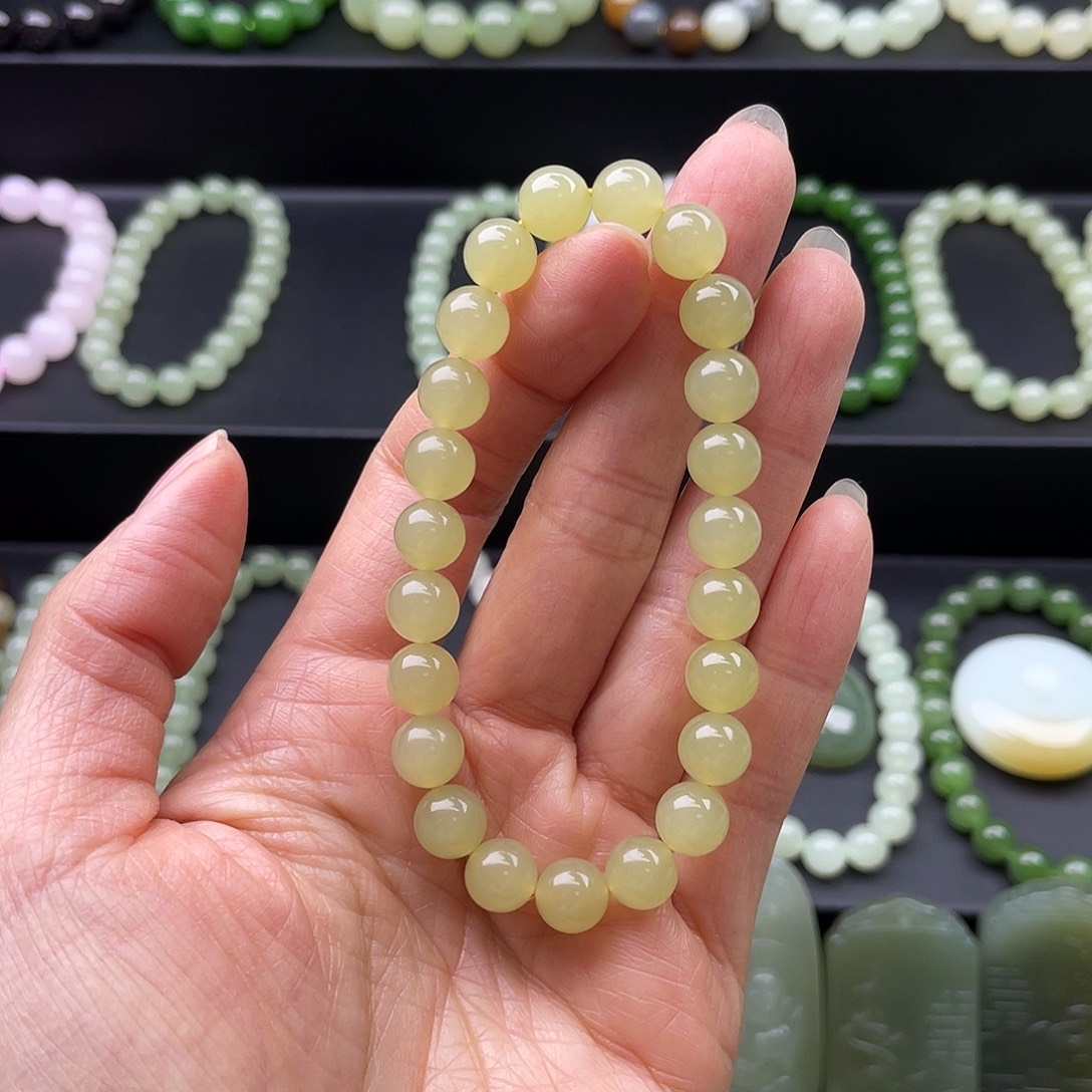 和田玉未镶嵌手链