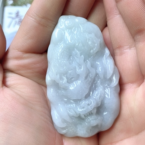 翡翠颈饰未镶嵌天然缅甸翡翠a货