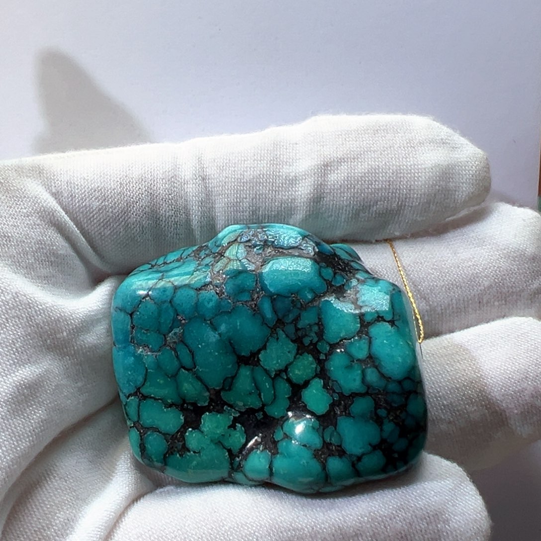 绿松石未镶嵌挂件