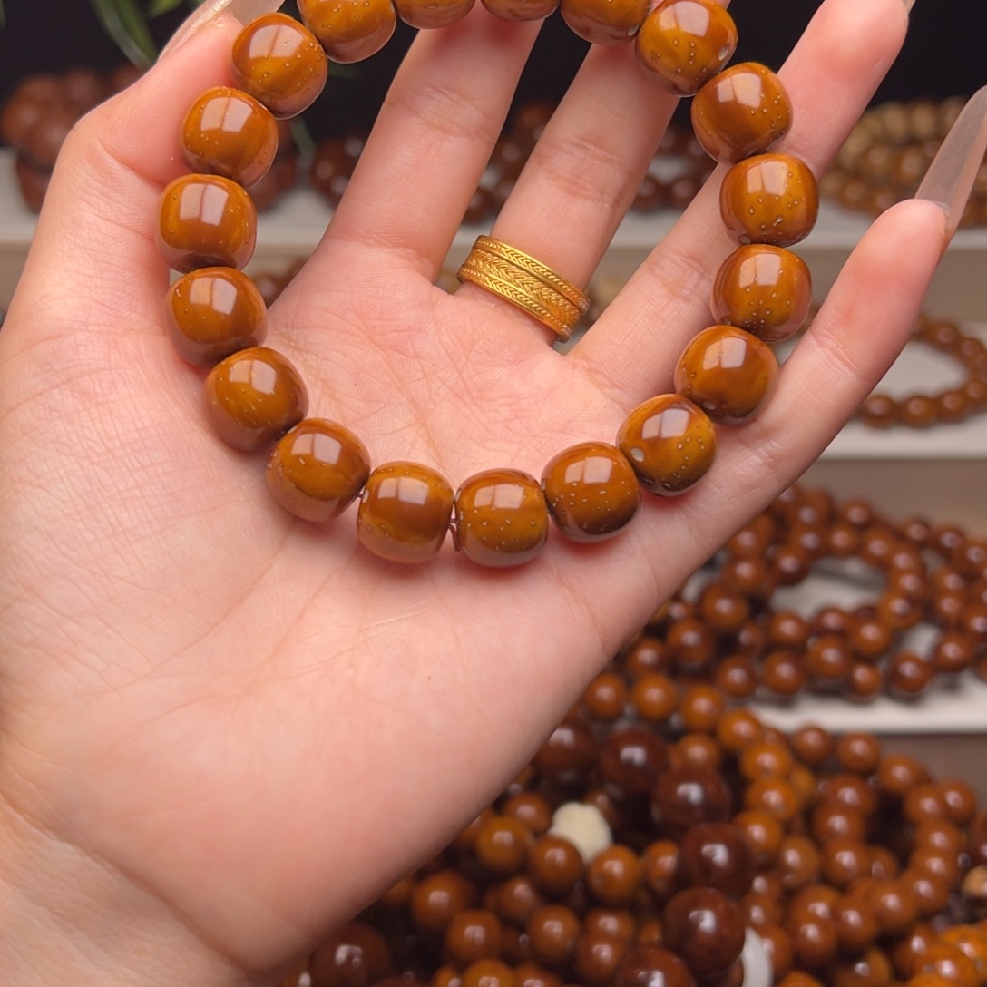 西***子紫金鼠手串13老型半实心