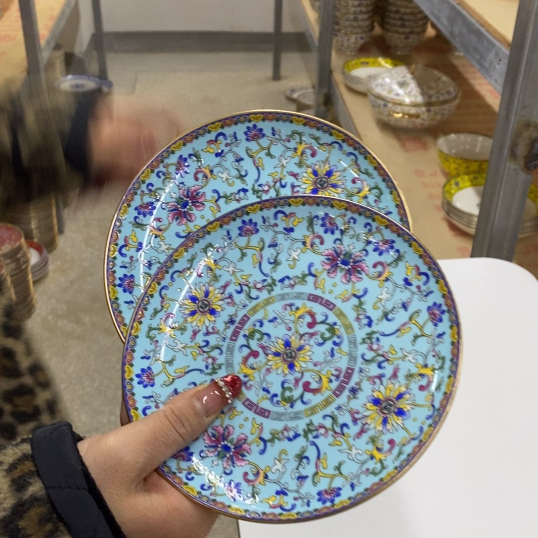 陶瓷2个6英寸平，，，，，，