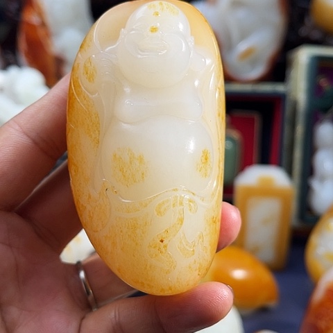 和田玉把件未镶嵌