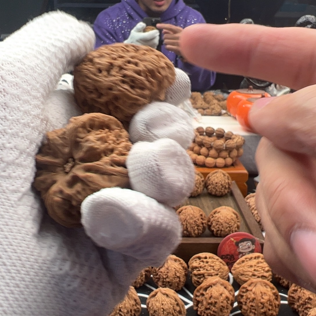 鲸***起文玩核桃吊坠天使之翼