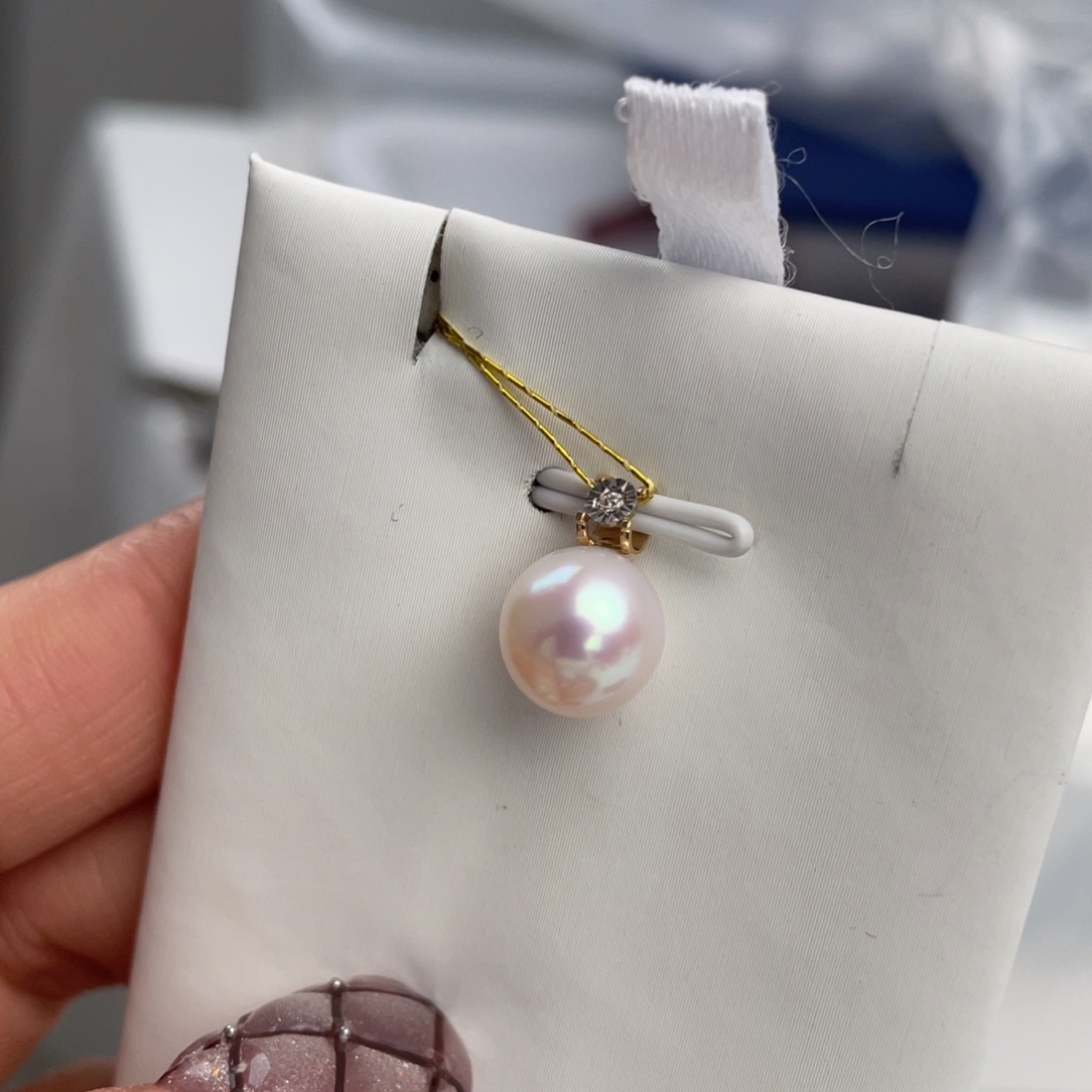 海水珍珠颈饰18K金镶嵌