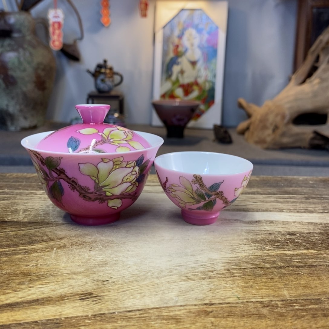 景德镇纯手工制作陶瓷长***心