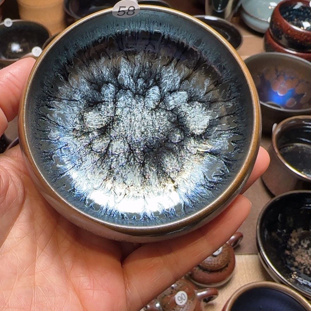 茶盏58若叶百花普洱杯