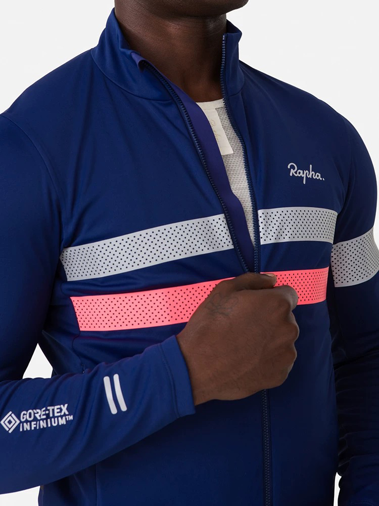 Rapha官方男款Brevet远途Gore-Tex保暖长袖骑行服2024秋冬新品