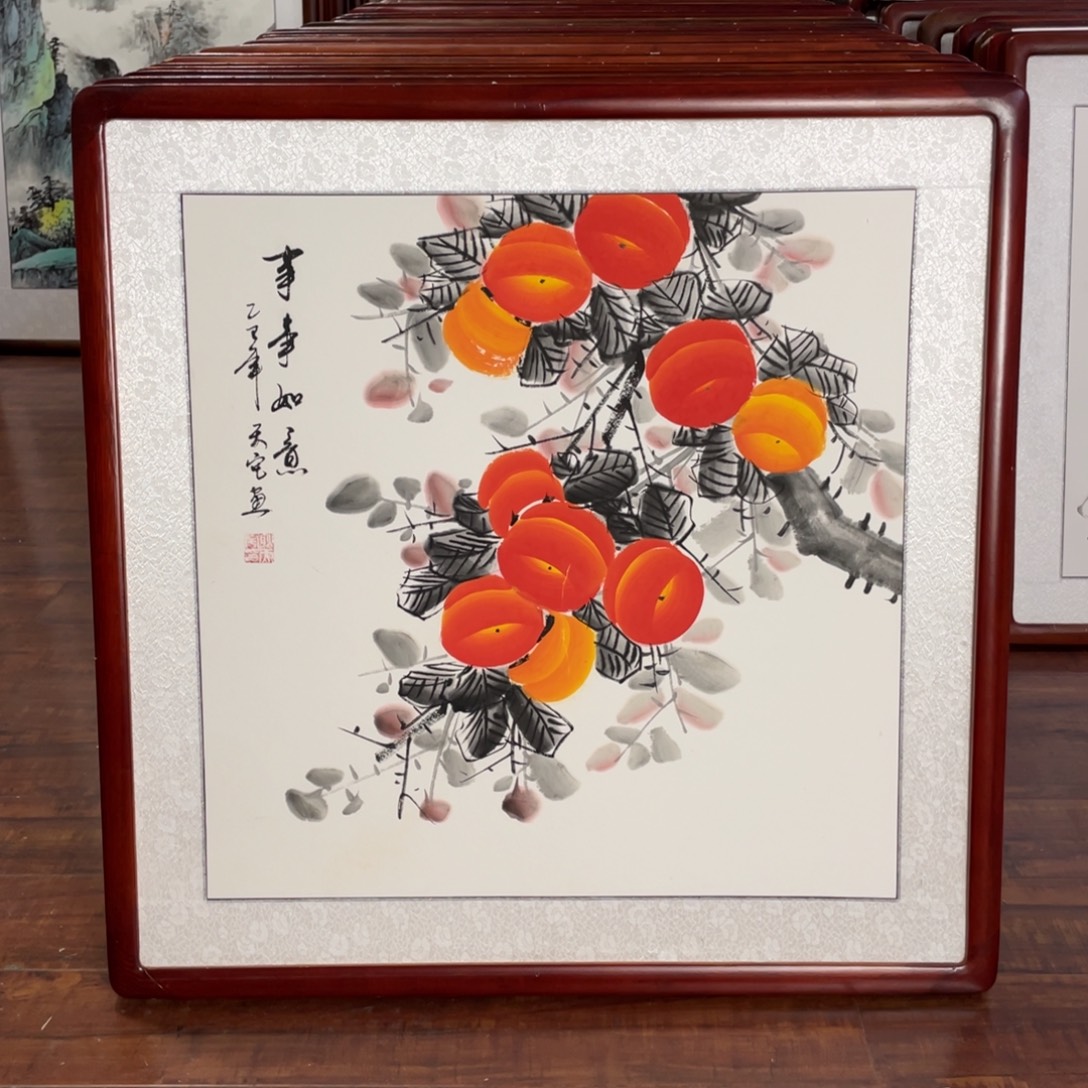 国画带框尺寸63*63厘米