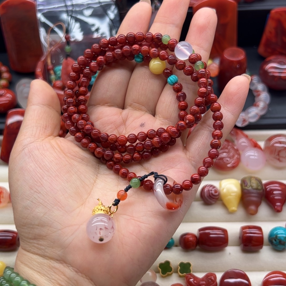 南红玛瑙未镶嵌配饰