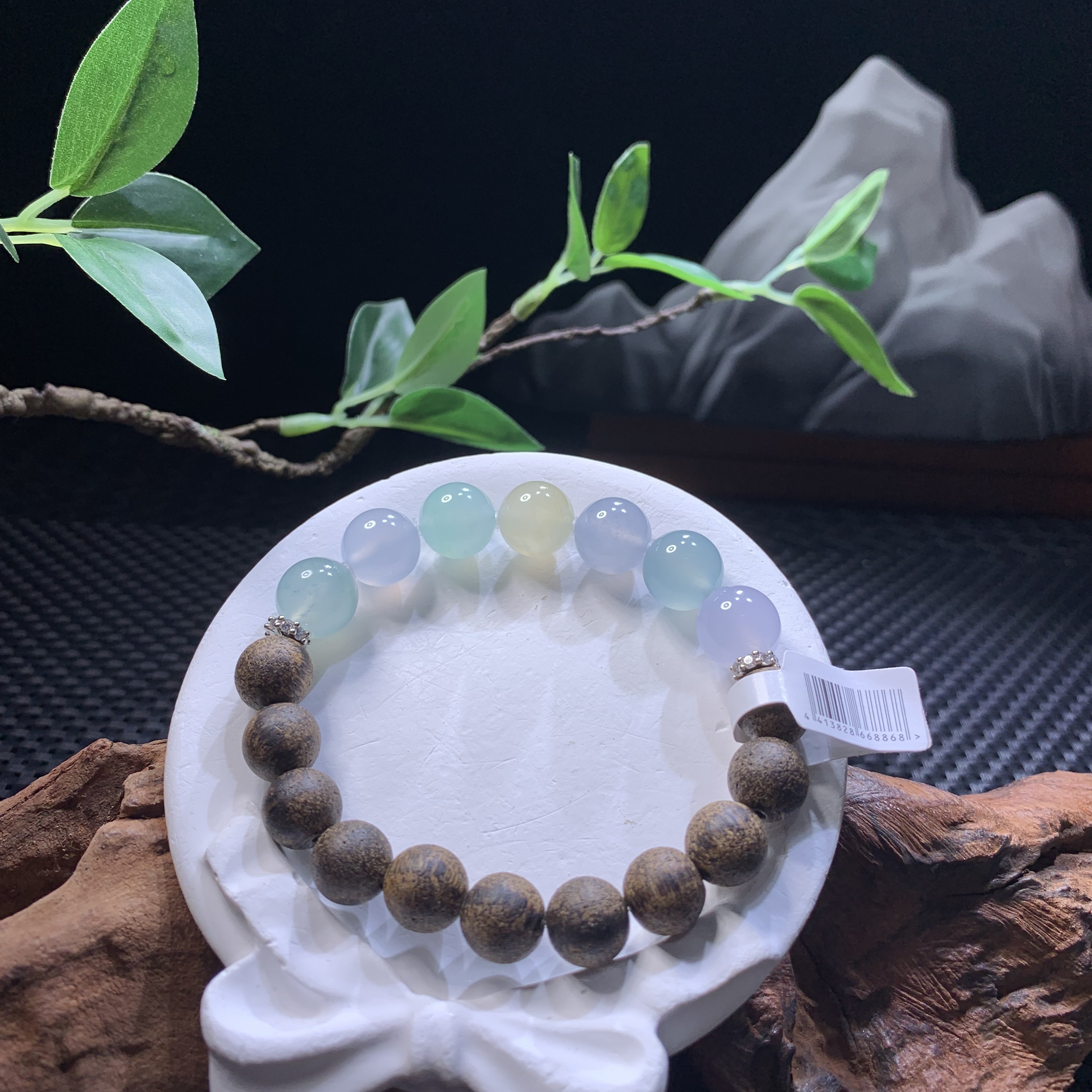 天然翡翠马卡龙色卡12左右