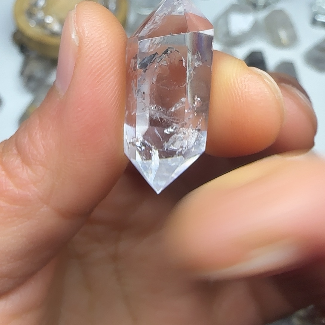 珠宝半成品水晶未镶嵌流沙