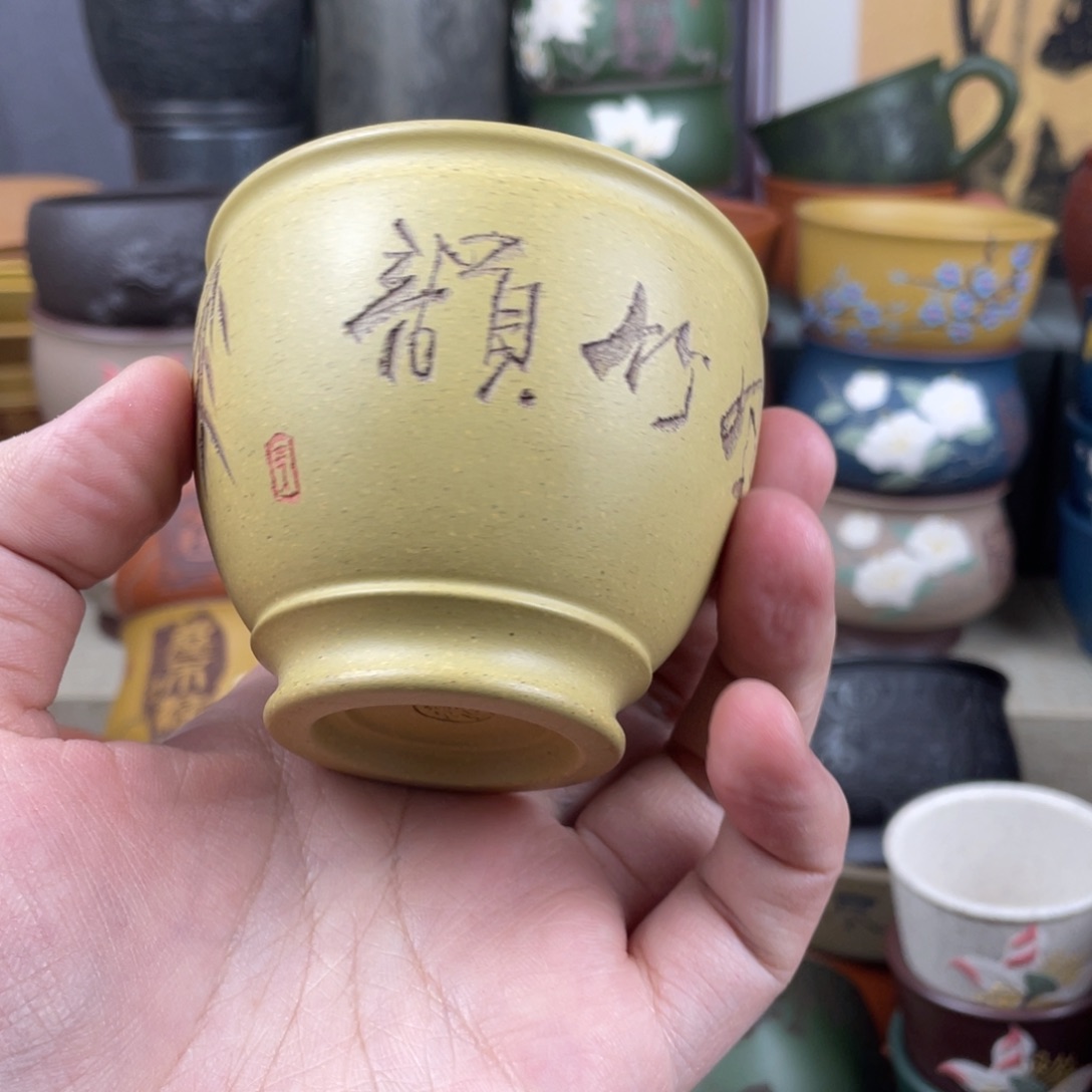 紫砂茶杯紫砂茶杯