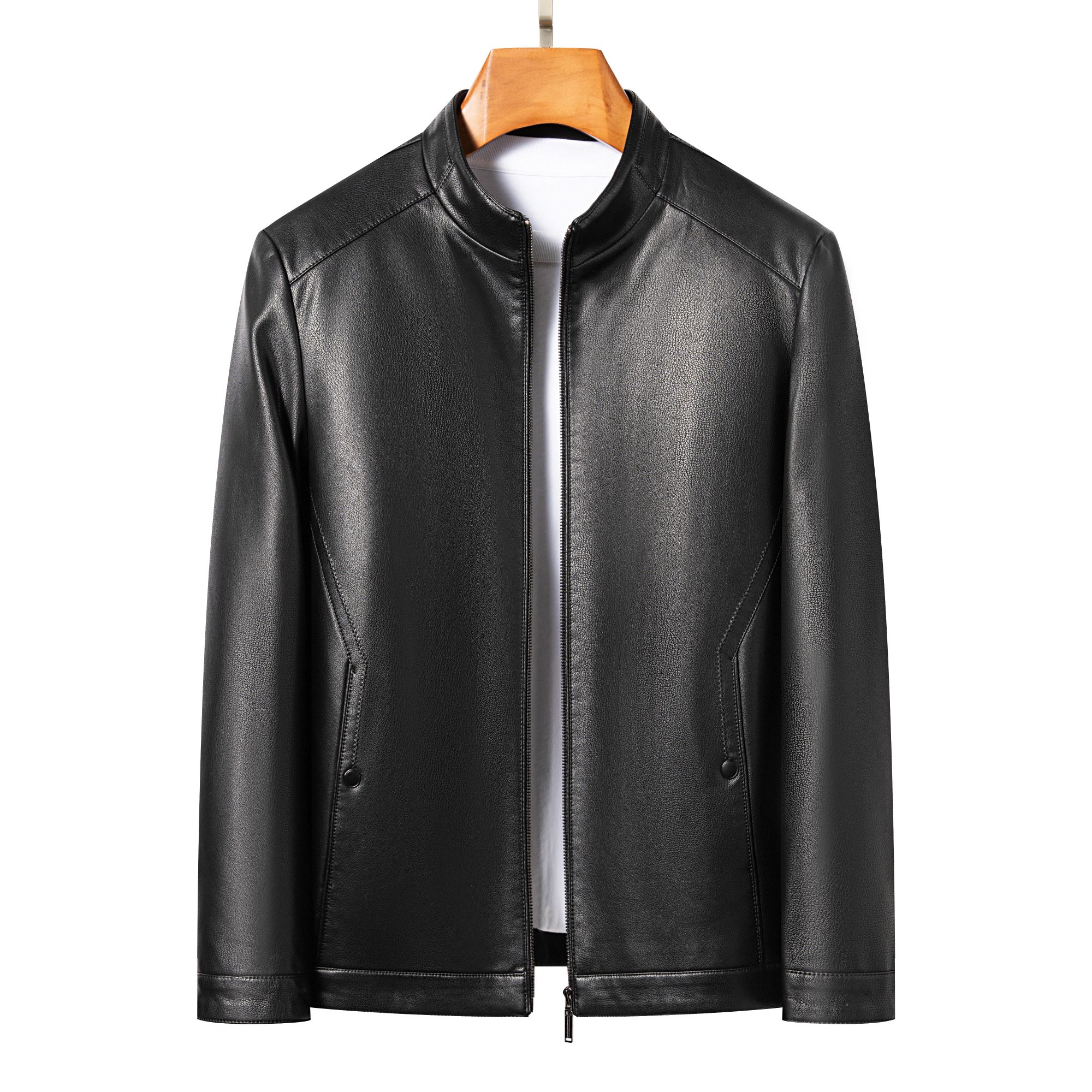 【山羊皮】男士新款立翻领春秋冬三季可穿山羊皮皮衣夹克