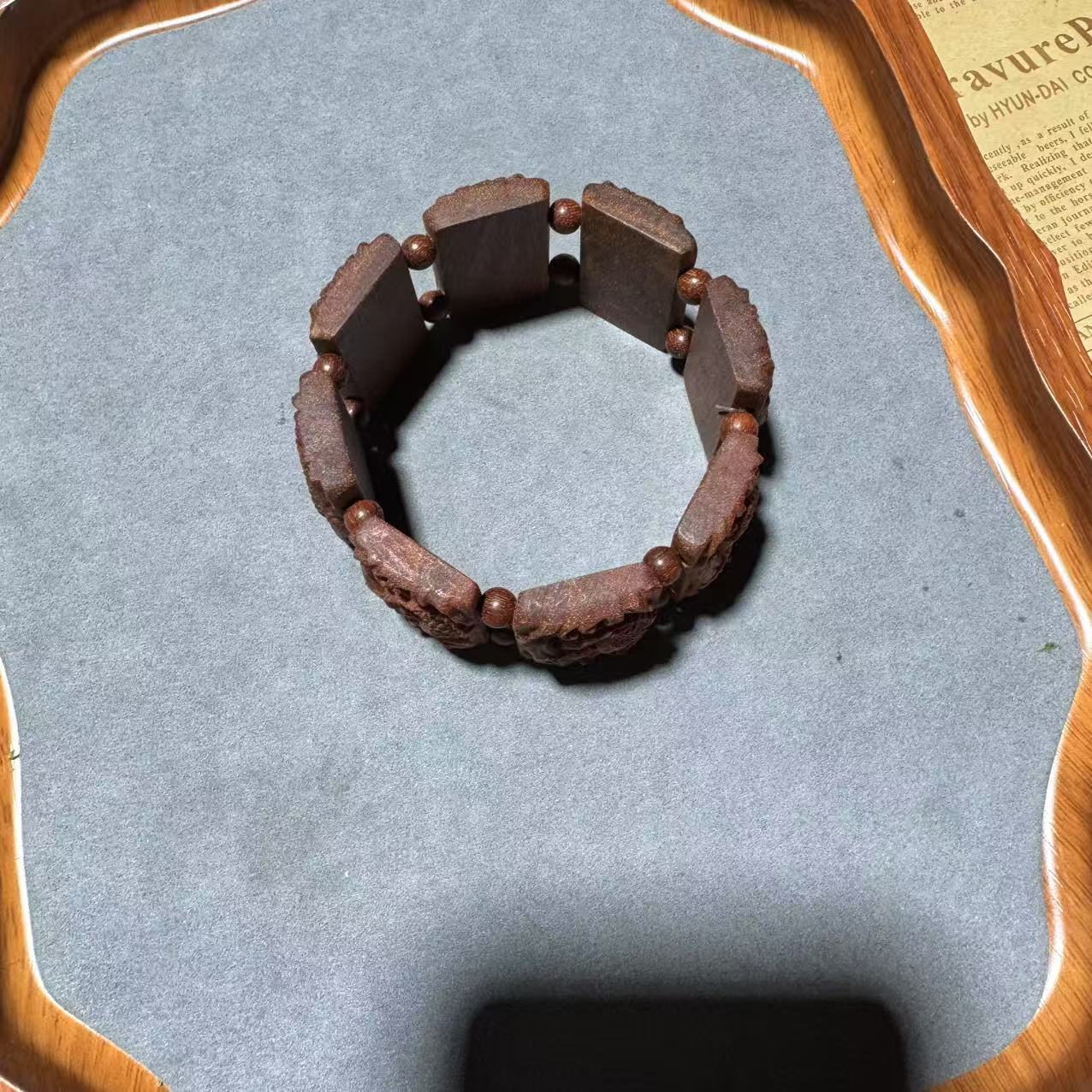 B103典藏系列s级神血龙木高货手串