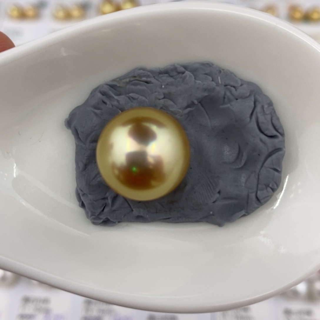 未镶嵌海水珍珠裸珠13-14mm南洋金珠35