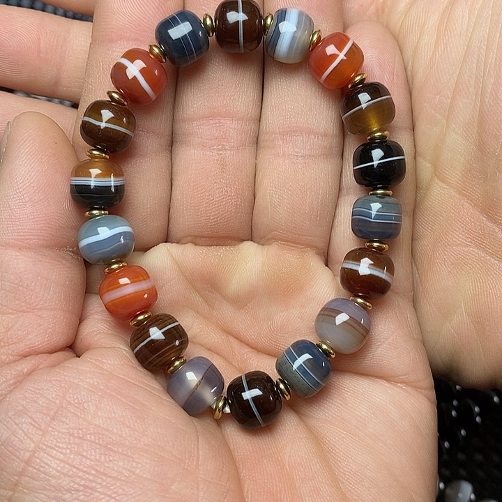 玛瑙/玉髓手链未镶嵌