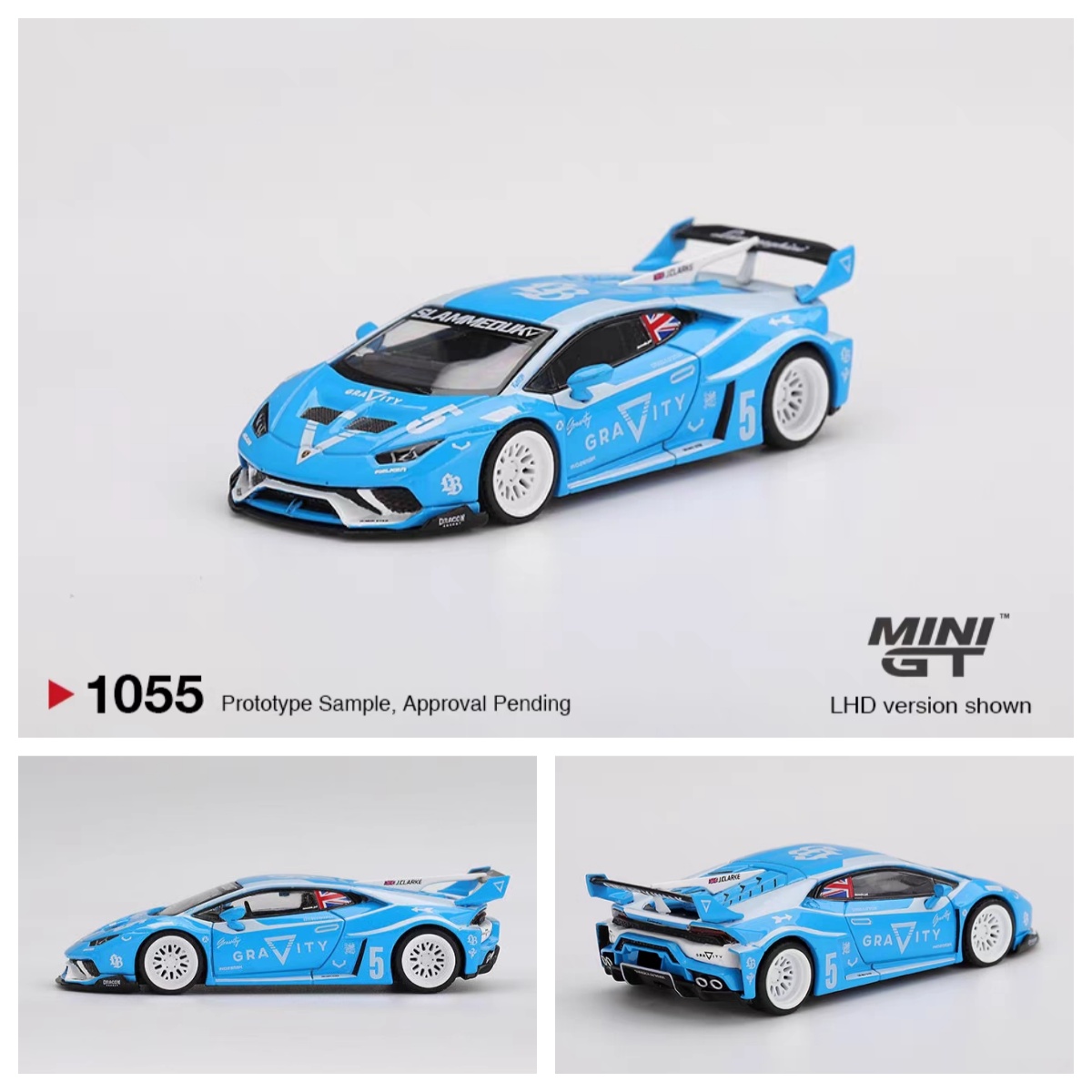 MINIGT 1055# 1:64 兰博基尼 LBWK  飓风 小牛 合金汽车模型