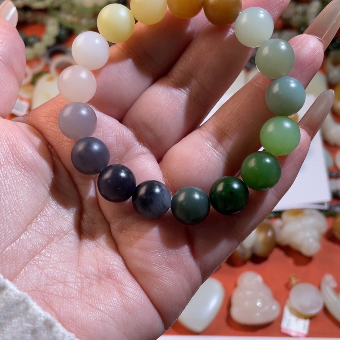 和田玉手链未镶嵌