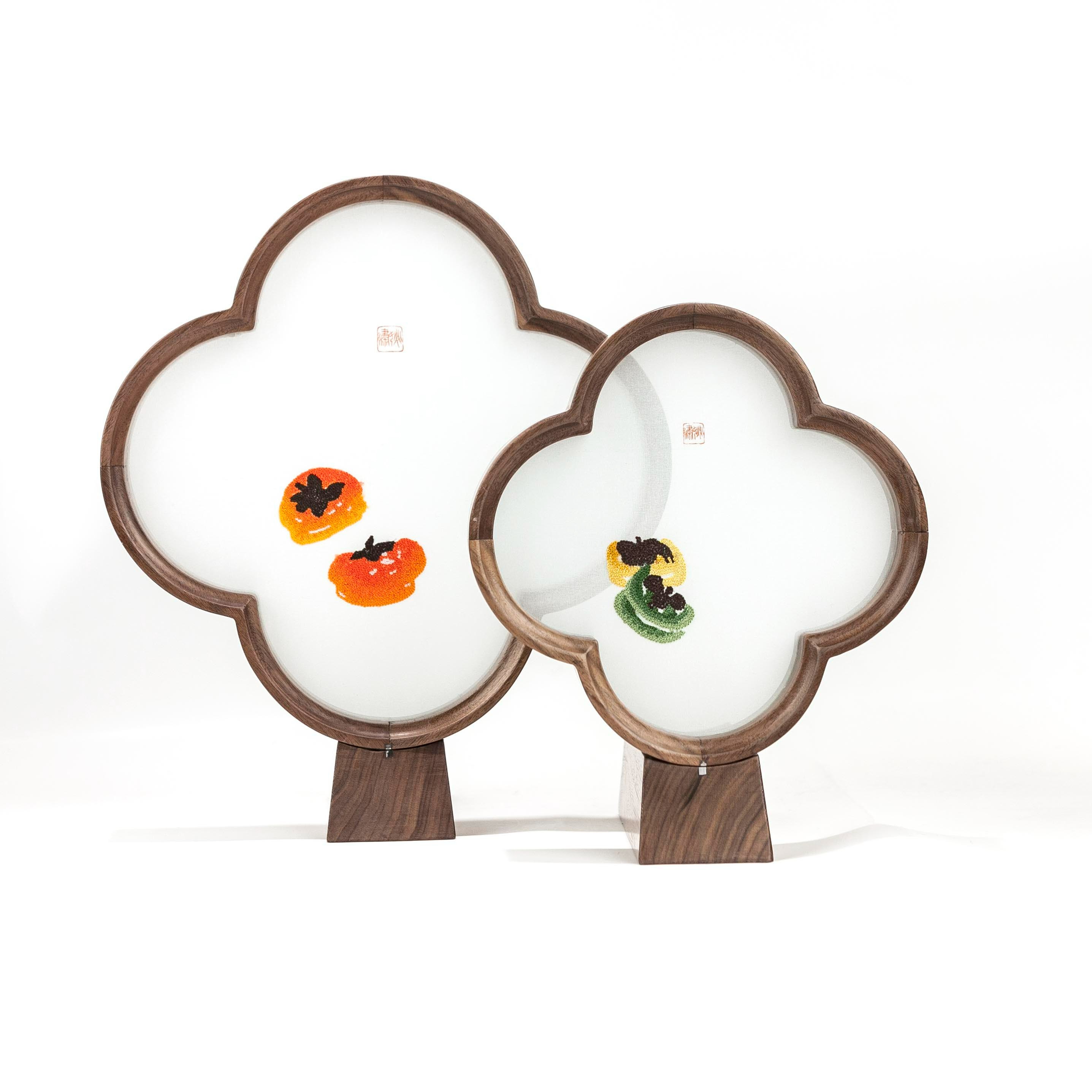 【央广非遗】新年礼品 一柄如意绣屏 摆件 事事如意