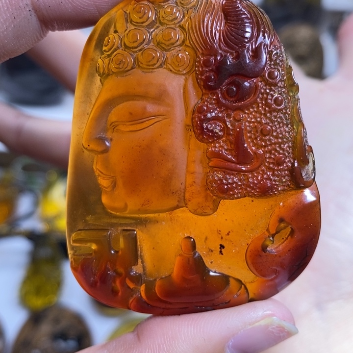 未镶嵌琥珀琥珀画