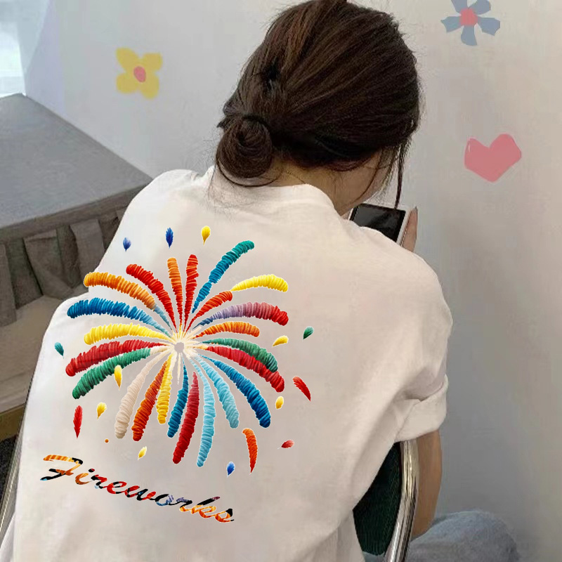 【6-1两图】2025纯棉男女同款纯棉T恤短袖t恤男女夏季ins潮牌潮