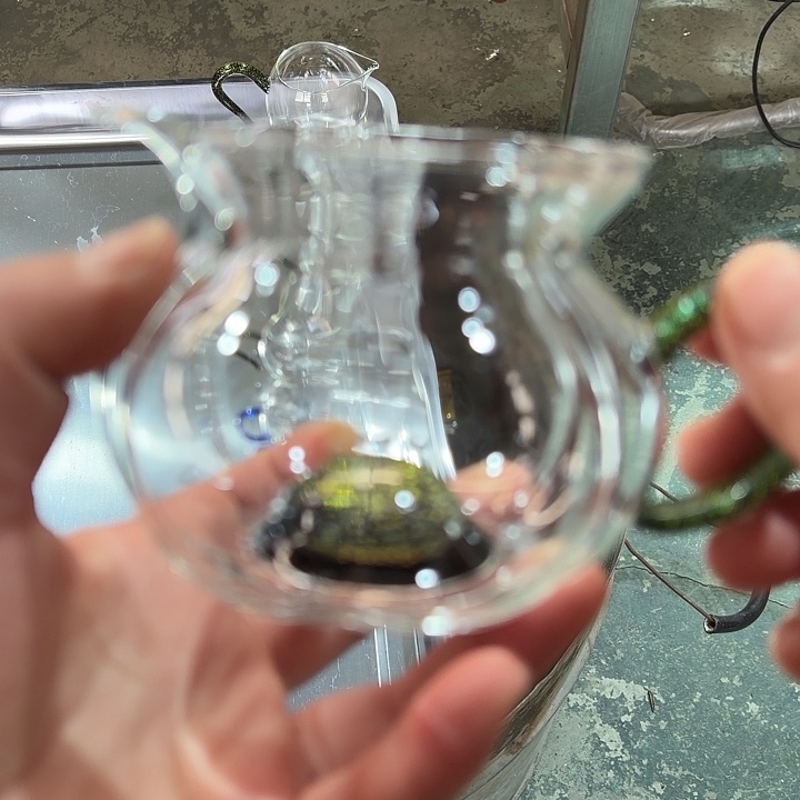 玻璃手工艺品玻璃茶器黑星空纳福