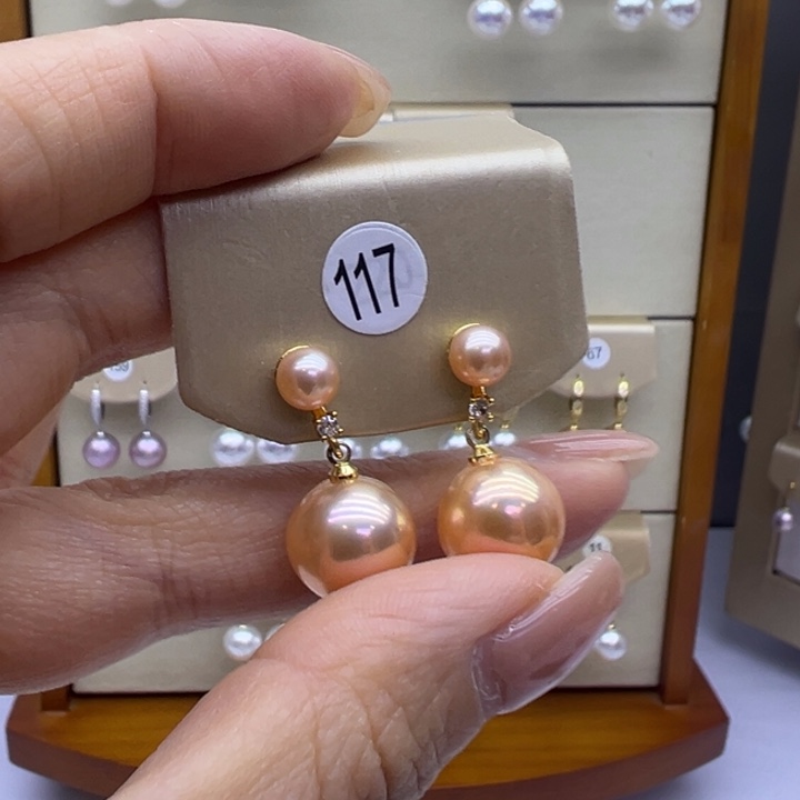 淡水珍珠未镶嵌耳饰