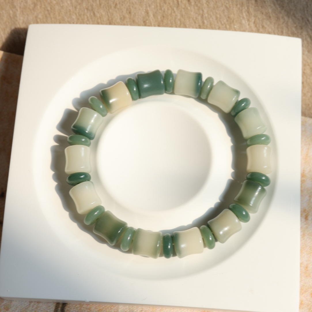 节节高～菩提竹节手串男女款