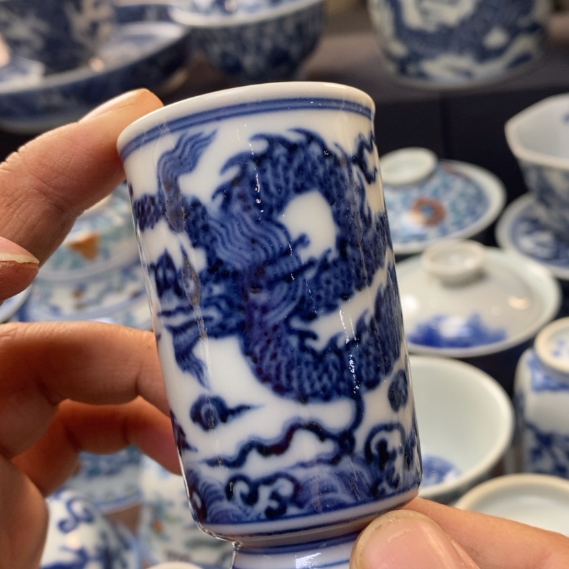 【闪购商品】景德镇青花主人杯